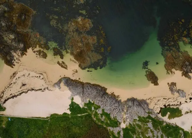 0 Aerial view, Carraroe, Connemara, Co. Galway