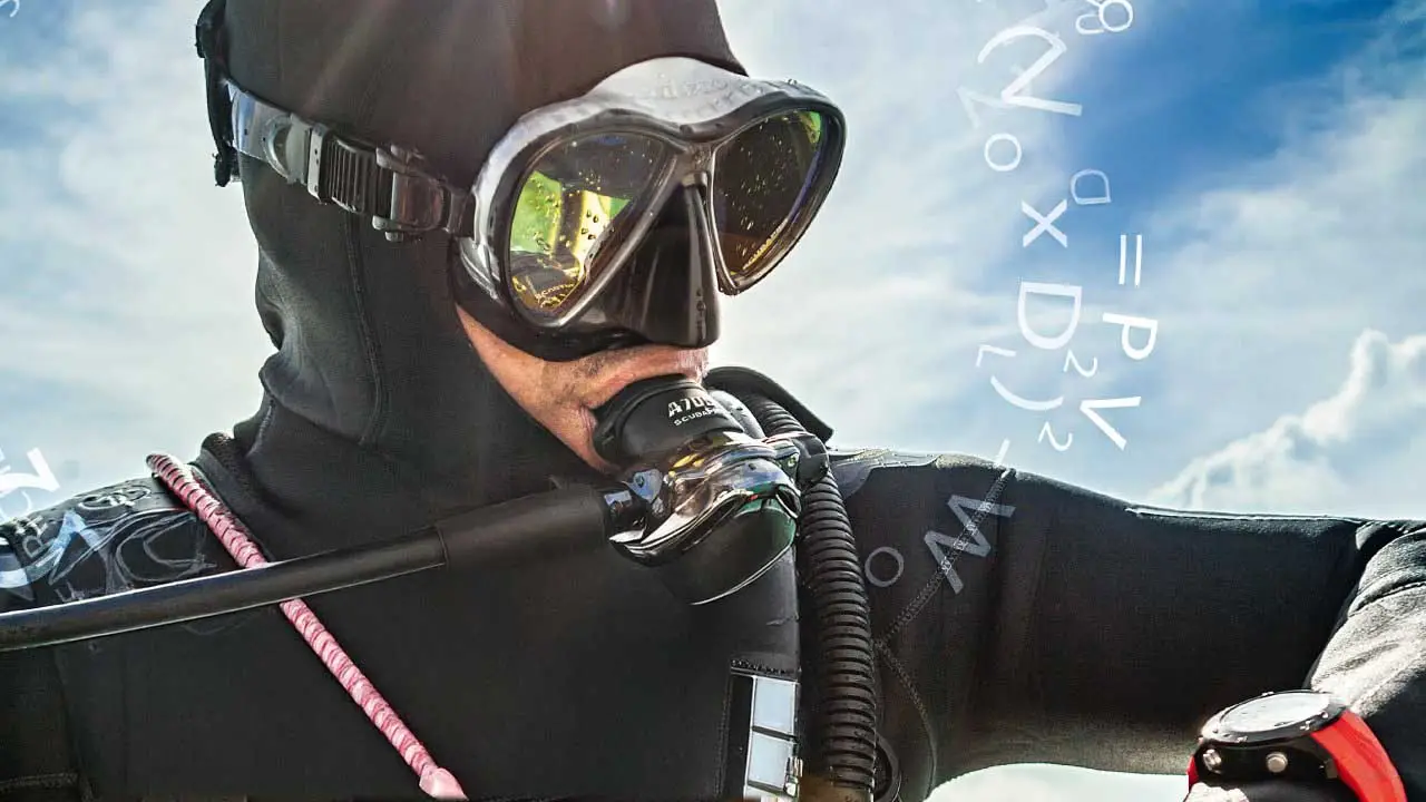 Atlantic Scuba Adventures Diver above water checking watch