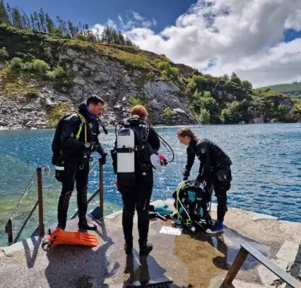 Portroe Quarry diving location, Ireland