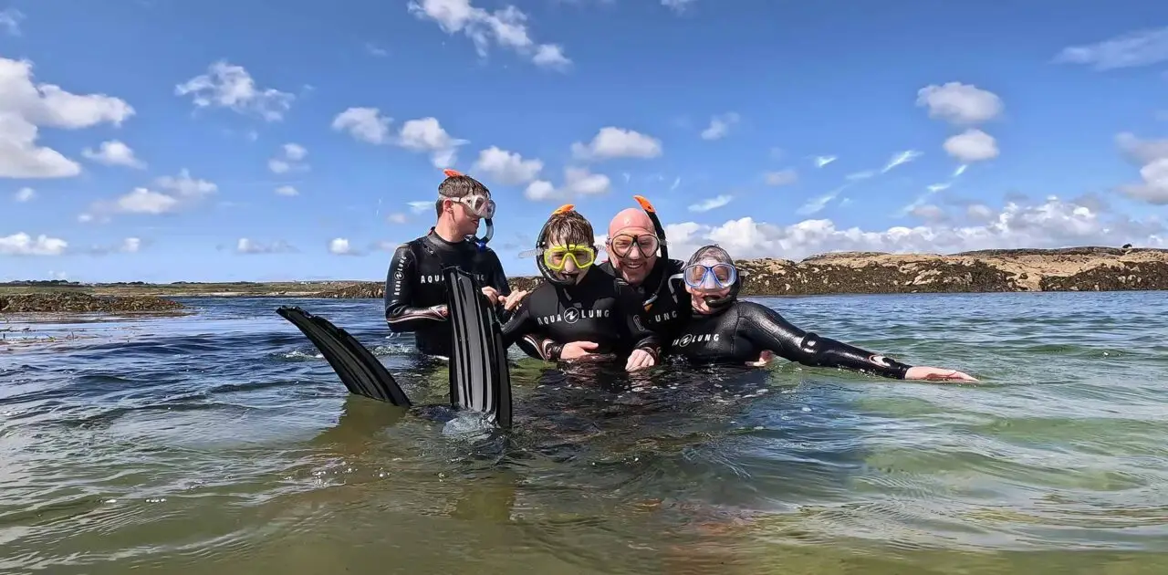Snorkeling with Atlantic Scuba Adventures, Connemara