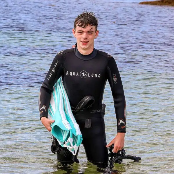 Cathal, Snorkel Instructor & Snorkel Club Coordinator (+ Divemaster in Training).
