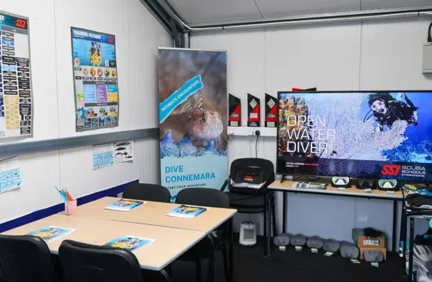 Atlantic Scuba Adventures Dive Centre Training Area.