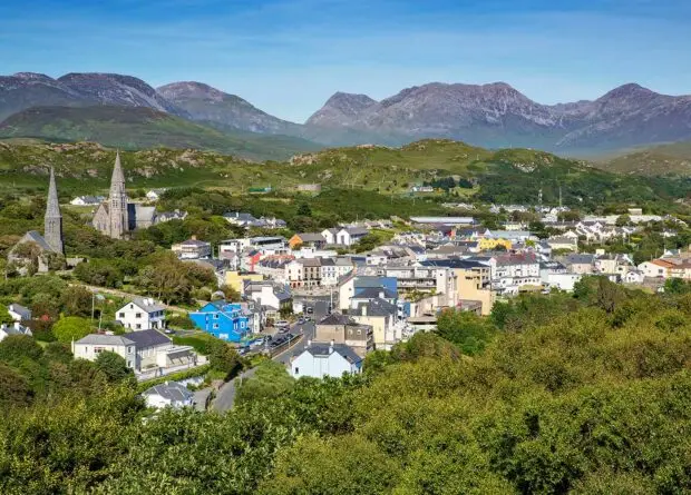 Clifden, known as the “Capital of Connemara.
